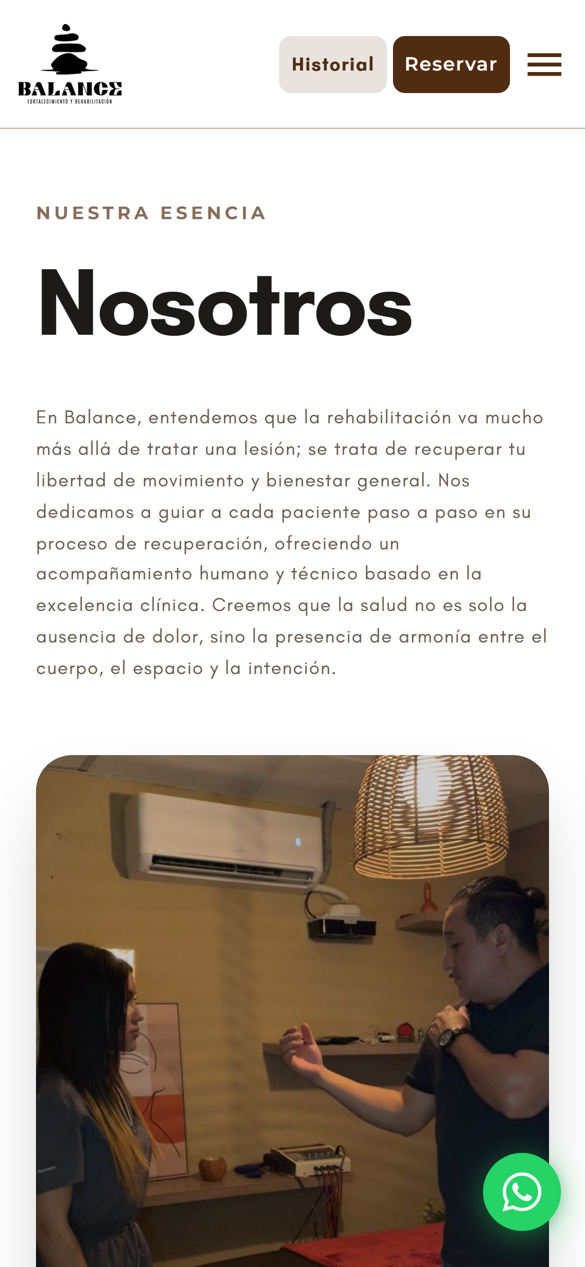 Nosotros Versión Móvil