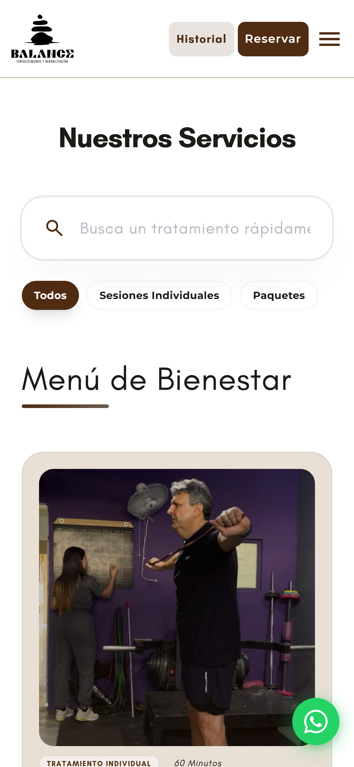 Servicios Versión Móvil