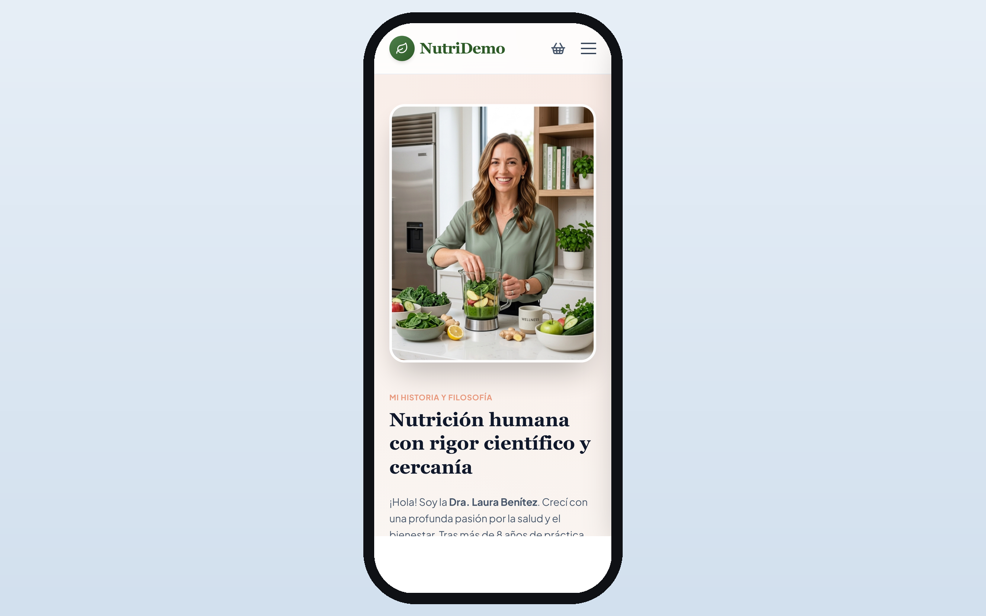 NutriDemo móvil — Sobre mí